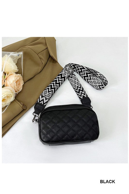 Quilted Crossbody ￼