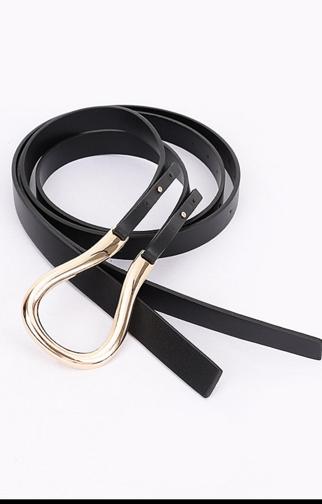 Black Double Strap Belt