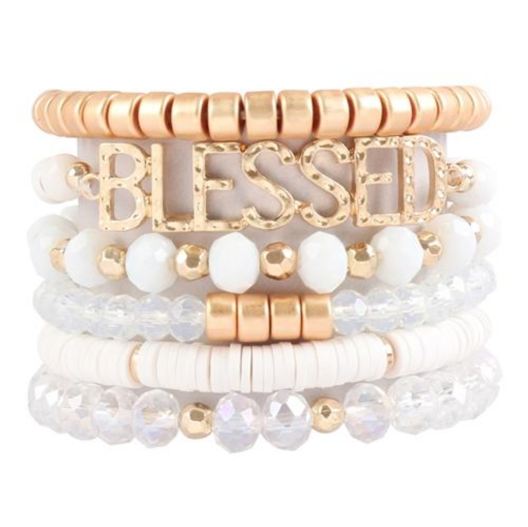 Blessed (white)Bracelet