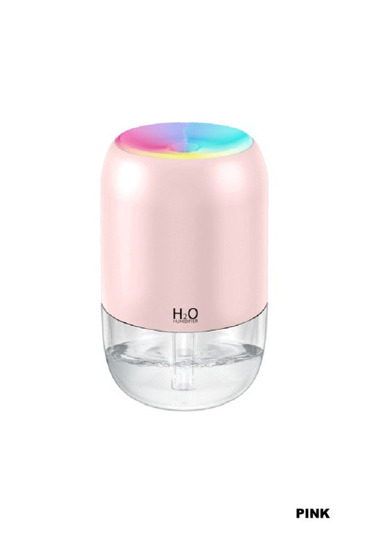 Colorful LED Transparent ini-Humidifier/Diffuser