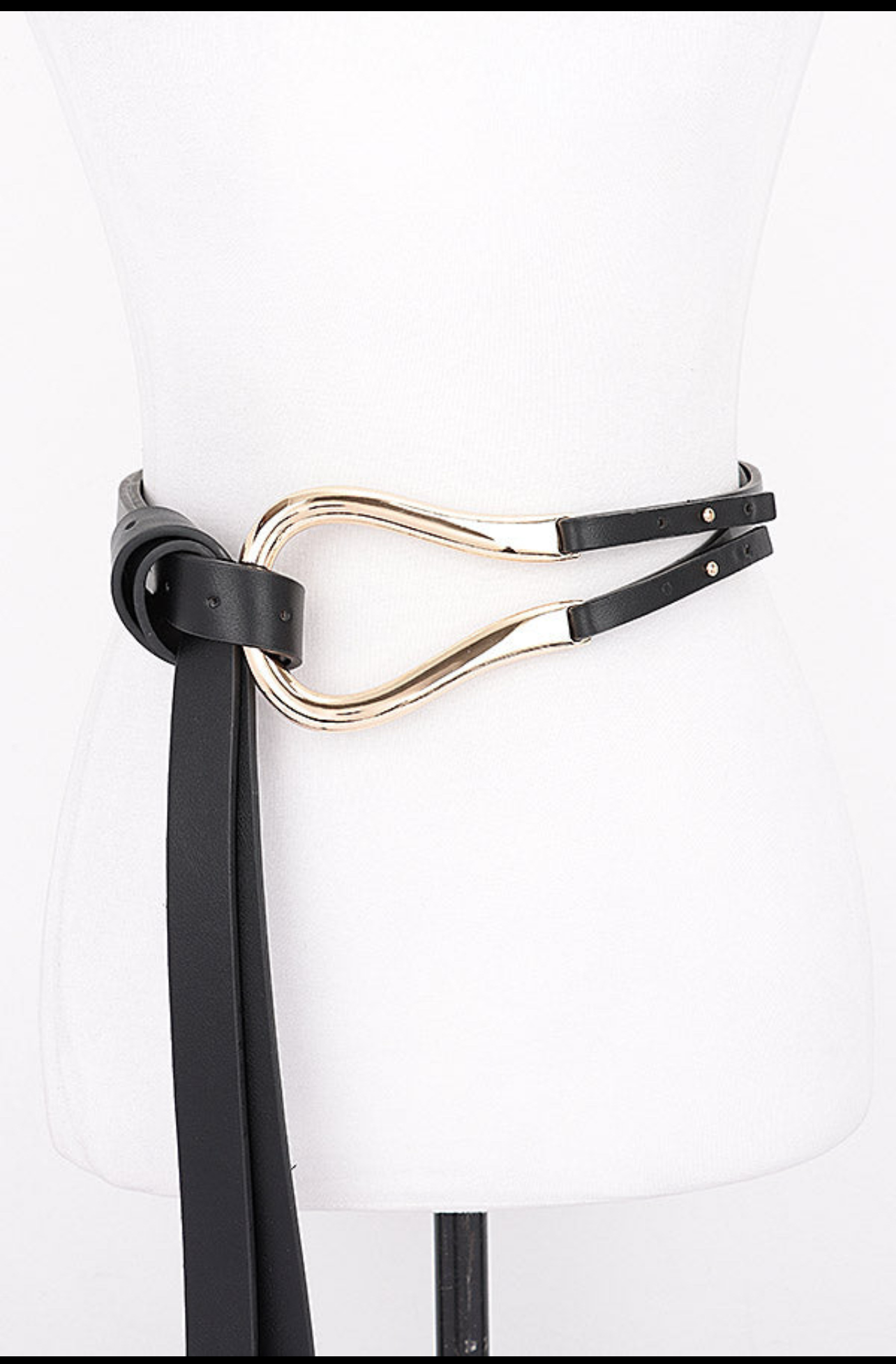 Black Double Strap Belt
