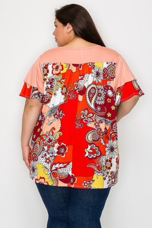 Orange Plus Shirt