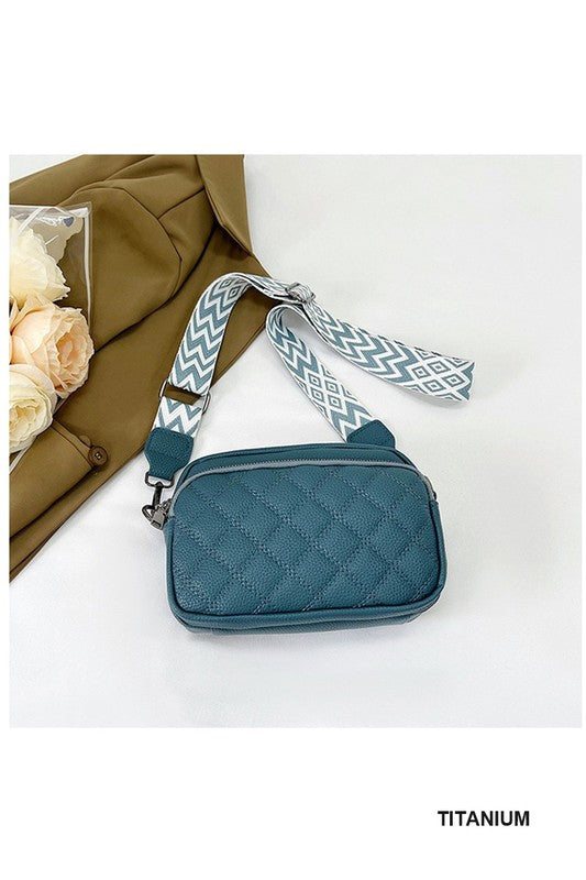 Quilted Crossbody ￼