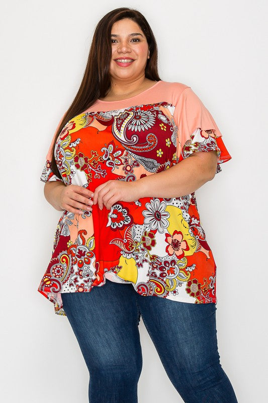 Orange Plus Shirt