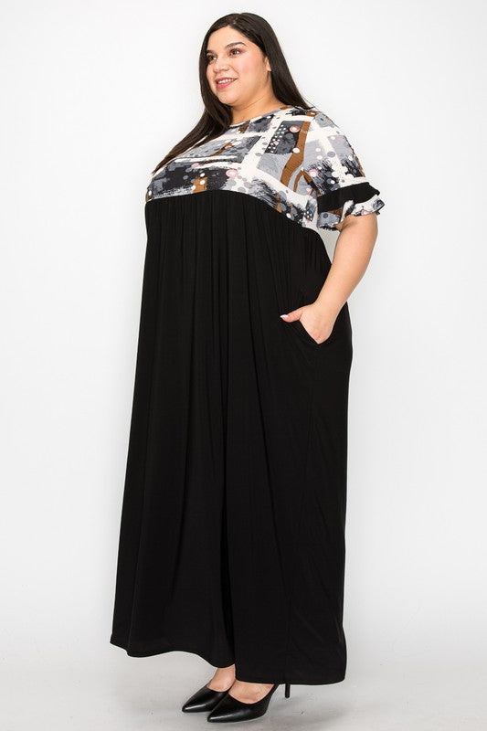 Ruffle Maxi Dress