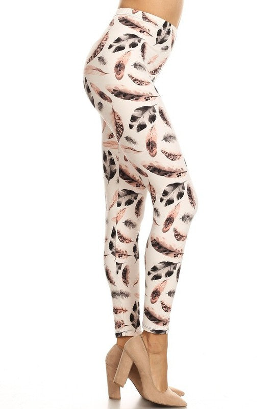 Feather Plus Leggings