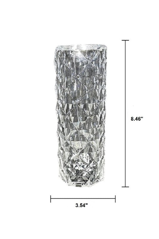 Crystal Rose Diamond Lamp