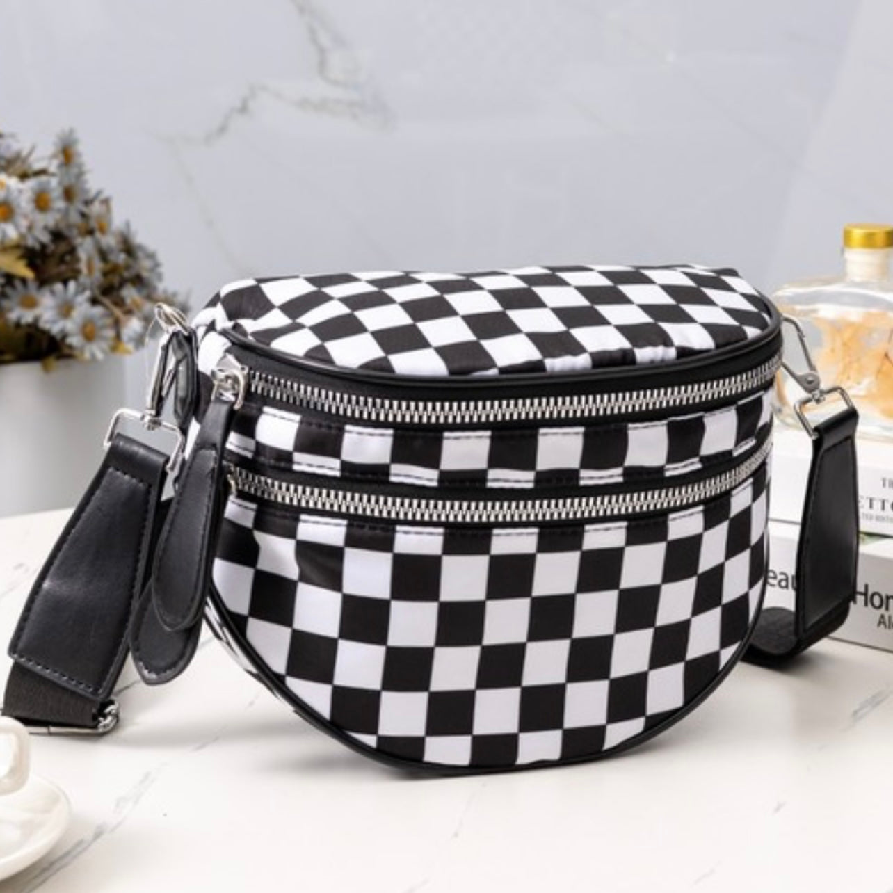 Crossbody Double Zipper