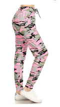 Pink camo joggers