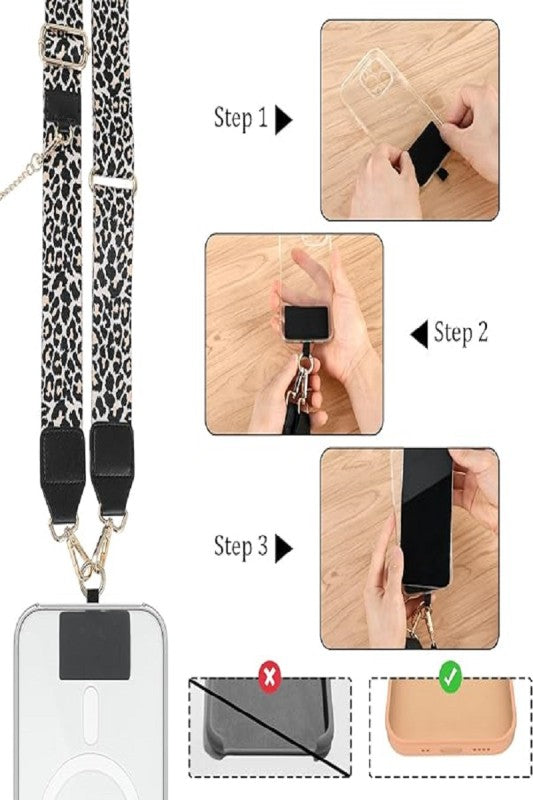 Clip & Go Crossbody Duo Phone Strap