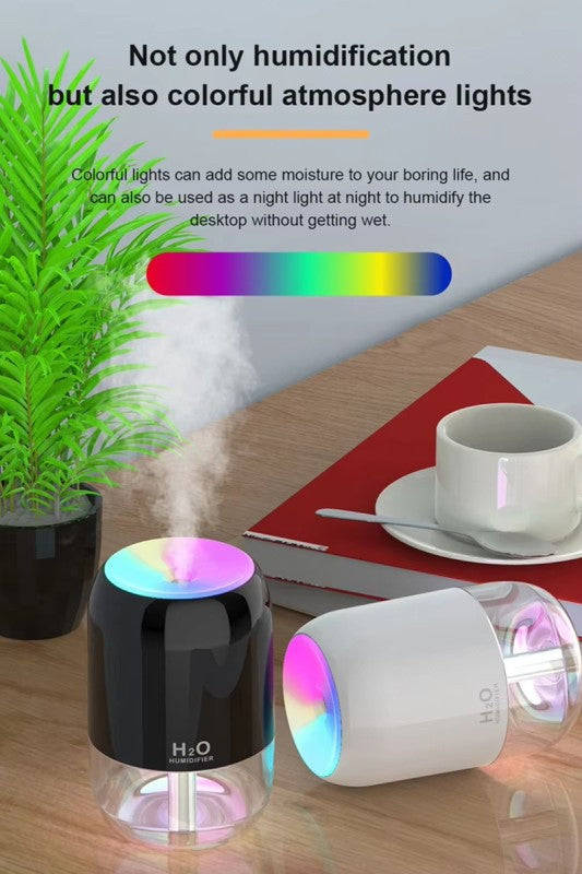 Colorful LED Transparent ini-Humidifier/Diffuser