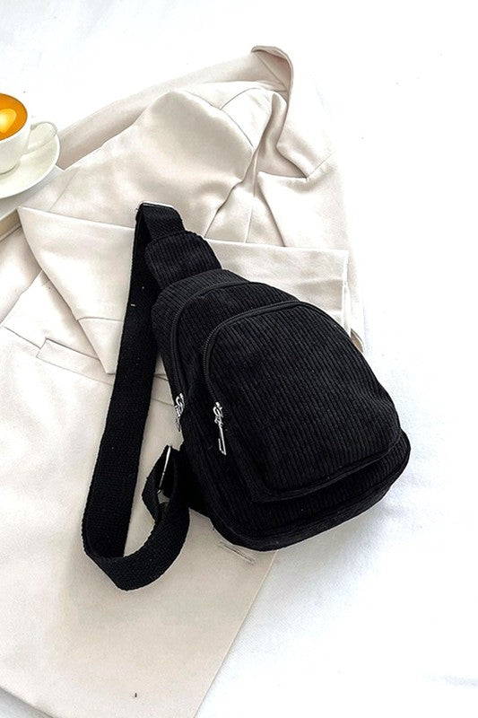 Corduroy Small Backpack