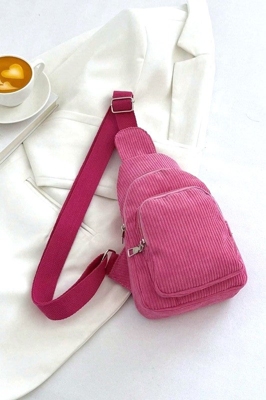 Corduroy Small Backpack